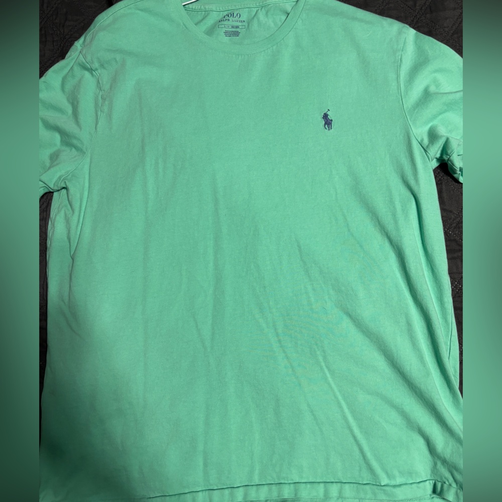 Polo by Ralph Lauren Men's Mint Green Tee